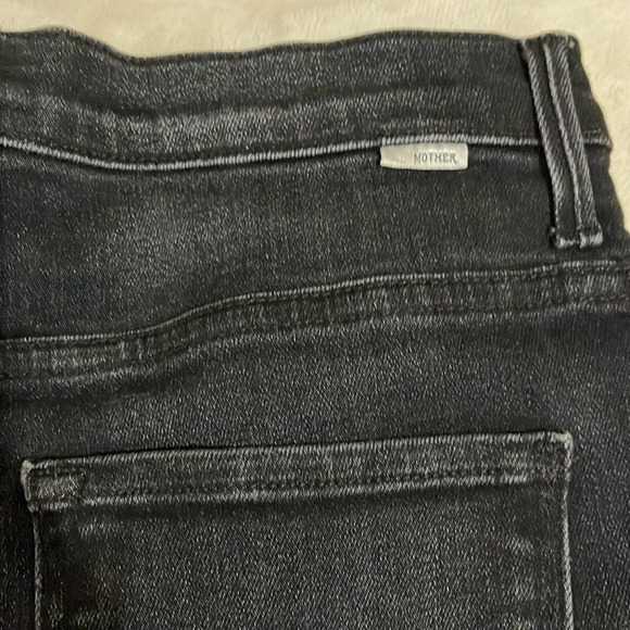 MOTHER The Pixie Swooner  Ankle fray Jeans In thunder road size 29 - Picture 7 of 11